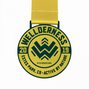 3D Gold Metal Award Marathon Running Sport Medal Medal Color Spray Medal Medal