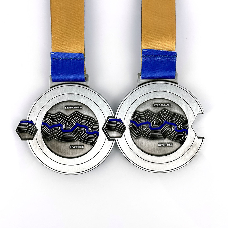 Пользовательская гоночная медаль на заказ медали ленты UK Custom Running Medal